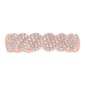 0.38CT DIAMOND PAVE RING