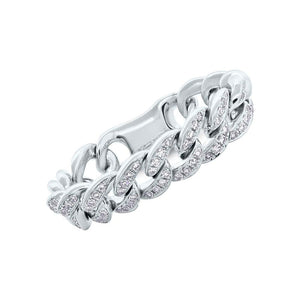 0.20CT DIAMOND LINK RING