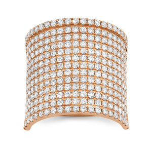 2.86CT DIAMOND PAVE RING