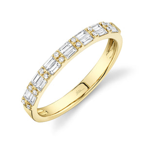 0.35CT DIAMOND BAGUETTE BAND