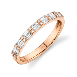 0.35CT DIAMOND BAGUETTE BAND