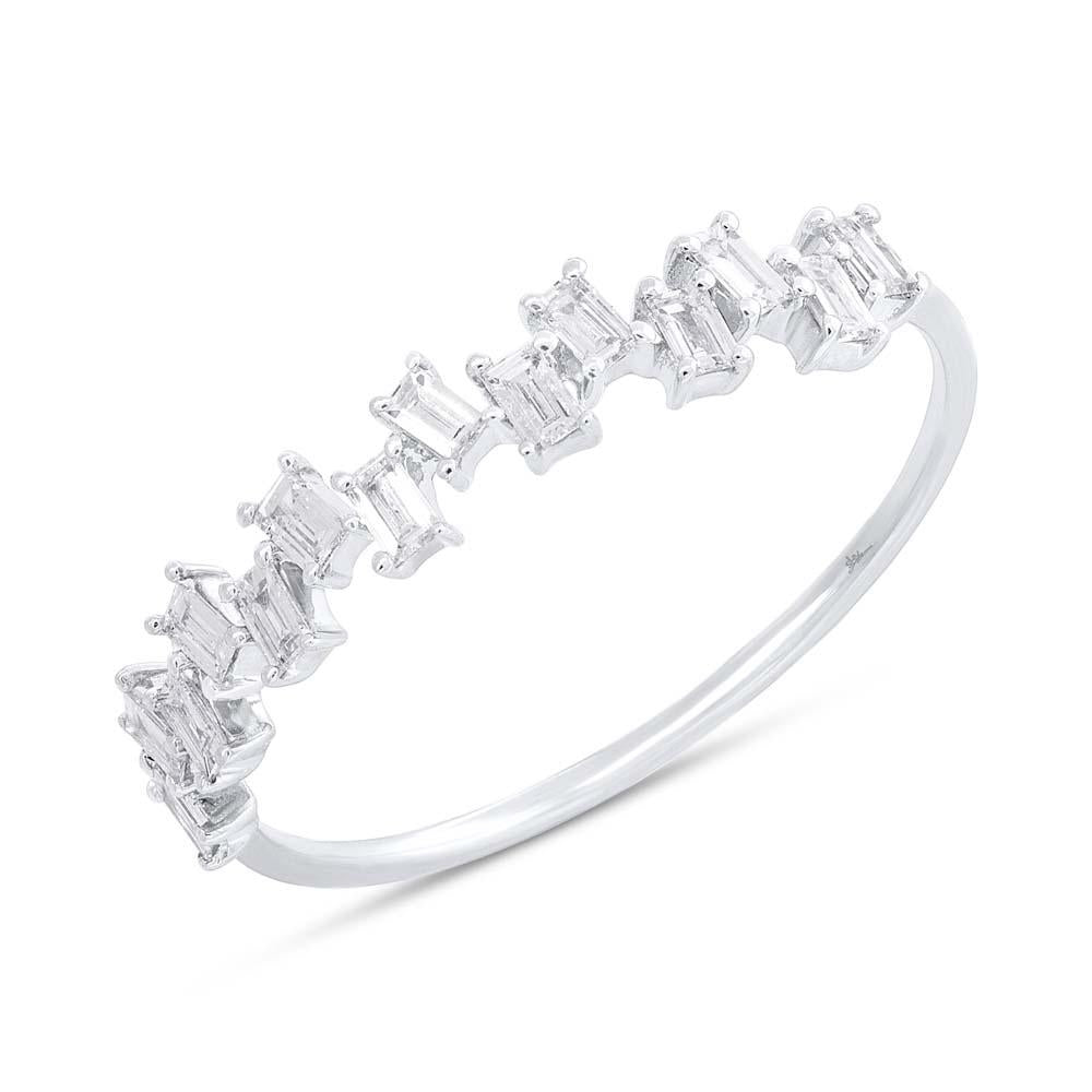 0.31CT DIAMOND BAGUETTE RING