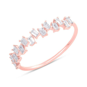 0.31CT DIAMOND BAGUETTE RING