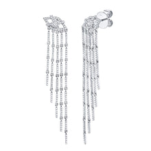 Load image into Gallery viewer, 1.05CT DIAMOND EYE FRINGE EARRING
