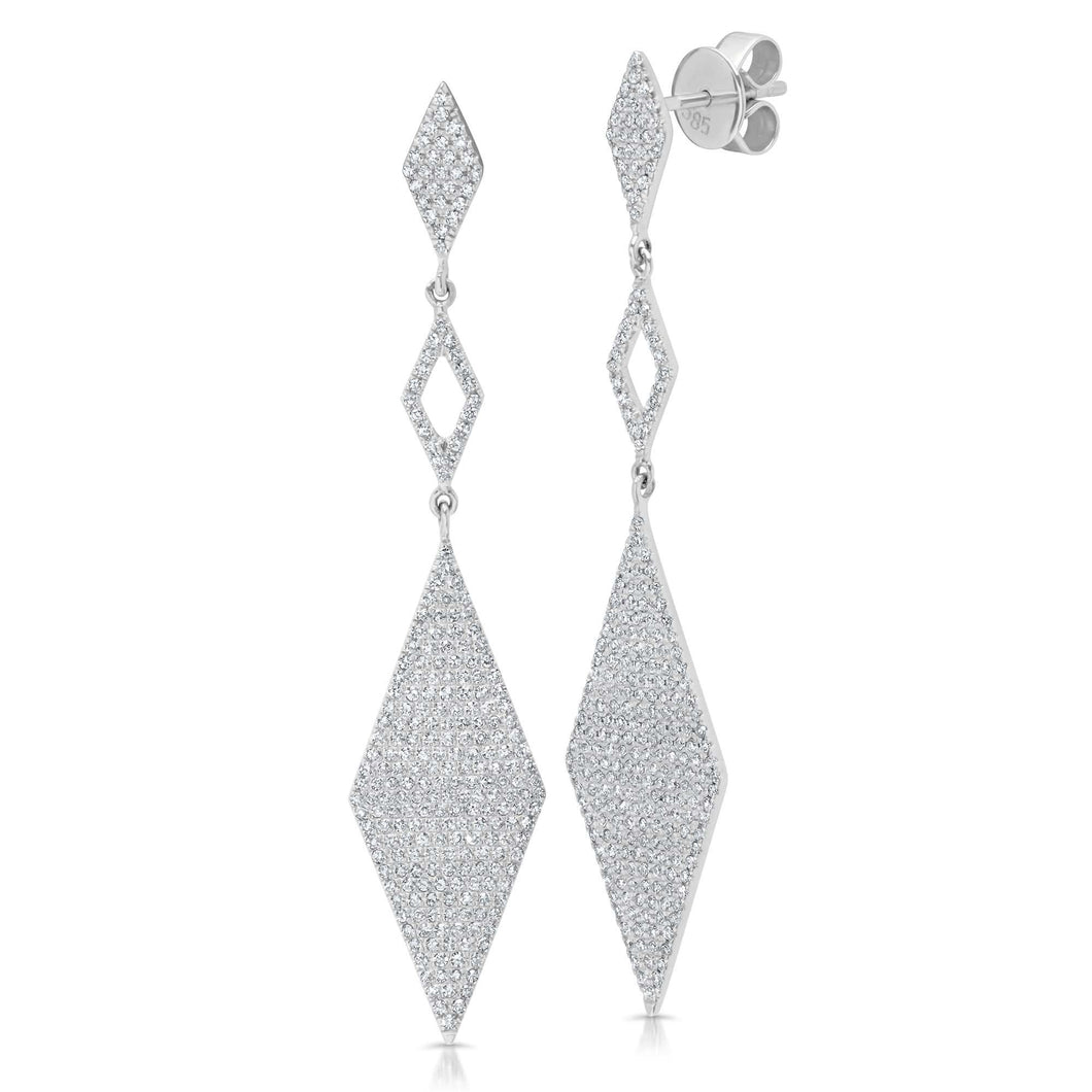 1.13CT DIAMOND LADY'S EARRING