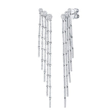 Load image into Gallery viewer, 1.18CT DIAMOND FRINGE EARRING
