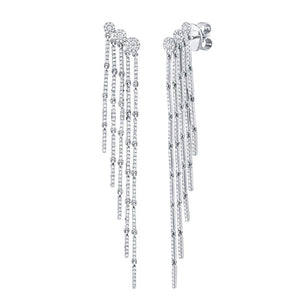 1.18CT DIAMOND FRINGE EARRING