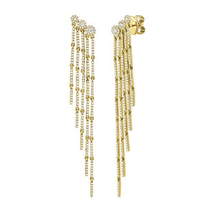 1.18CT DIAMOND FRINGE EARRING