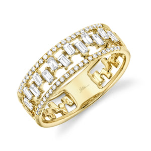 0.44CT DIAMOND BAGUETTE RING