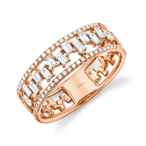 0.44CT DIAMOND BAGUETTE RING