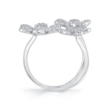 Load image into Gallery viewer, 0.62CT DIAMOND FLOWER RING
