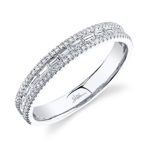 0.44CT DIAMOND BAGUETTE BAND