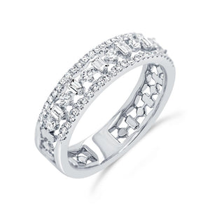 0.46CT DIAMOND BAGUETTE RING