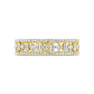 0.46CT DIAMOND BAGUETTE RING