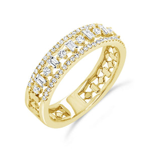 0.46CT DIAMOND BAGUETTE RING