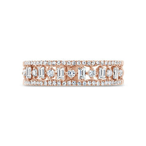 0.46CT DIAMOND BAGUETTE RING