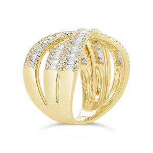 1.52CT DIAMOND BAGUETTE RING