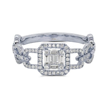 Load image into Gallery viewer, 0.38CT DIAMOND BAGUETTE RING
