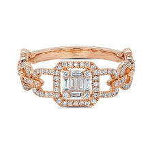 Load image into Gallery viewer, 0.38CT DIAMOND BAGUETTE RING
