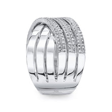 Load image into Gallery viewer, 0.54CT DIAMOND BRIDGE RING
