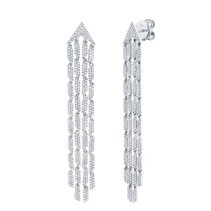 1.61CT DIAMOND PAVE EARRING