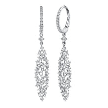 Load image into Gallery viewer, 1.28CT DIAMOND BAGUETTE EARRING
