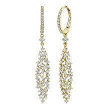 Load image into Gallery viewer, 1.28CT DIAMOND BAGUETTE EARRING
