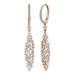 1.28CT DIAMOND BAGUETTE EARRING