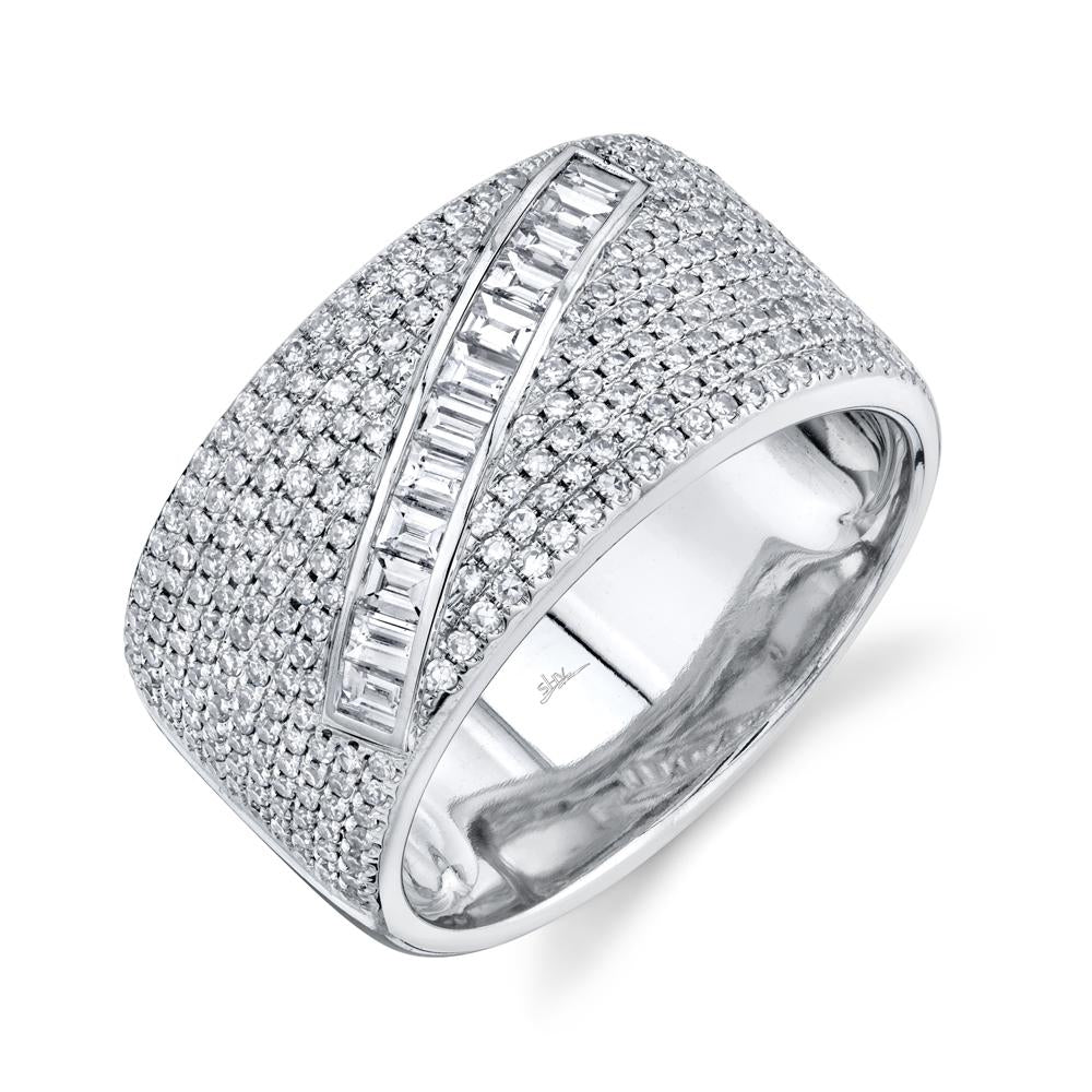 0.91CT DIAMOND BAGUETTE RING