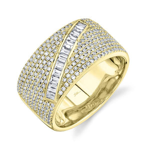 0.91CT DIAMOND BAGUETTE RING