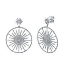 Load image into Gallery viewer, 2.25CT DIAMOND STARBURST EARRING
