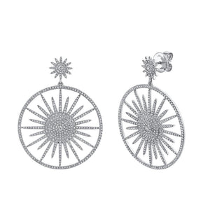 2.25CT DIAMOND STARBURST EARRING