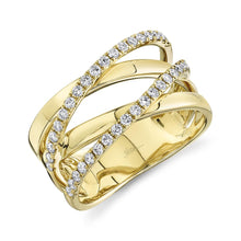 Load image into Gallery viewer, 0.41CT DIAMOND BRIDGE RING
