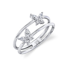 Load image into Gallery viewer, 0.30CT DIAMOND BUTTERFLY RING
