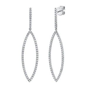 1.09CT DIAMOND EARRING