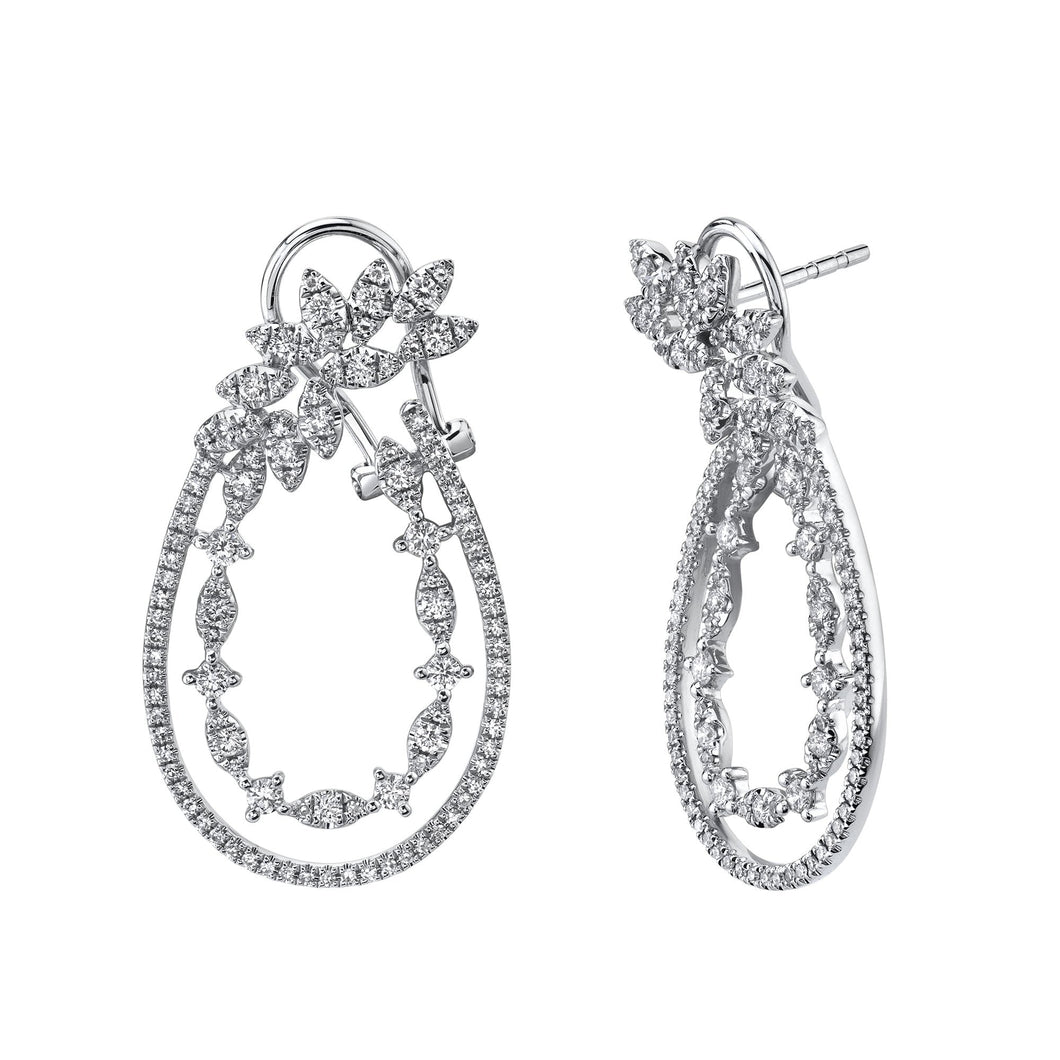 1.06CT DIAMOND EARRING