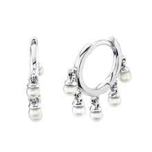 Load image into Gallery viewer, CULTURED PEARL HUGGIE EARRING
