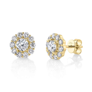 1.58CT DIAMOND STUD EARRING