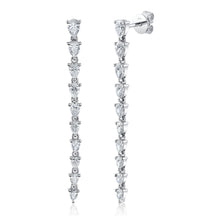 Load image into Gallery viewer, 1.70CT DIAMOND PEAR EARRING
