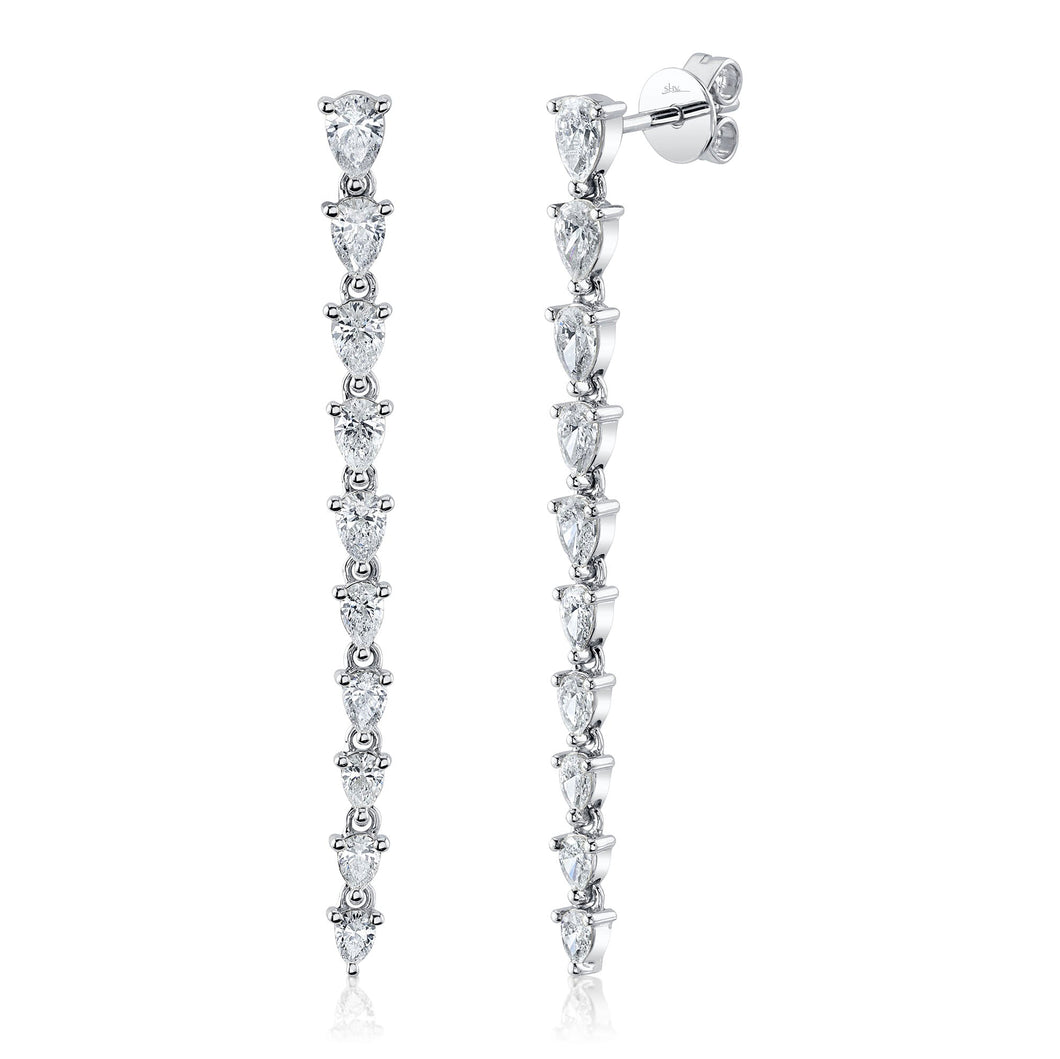 1.70CT DIAMOND PEAR EARRING