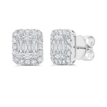 Load image into Gallery viewer, 1.72CT DIAMOND BAGUETTE STUD EARRING
