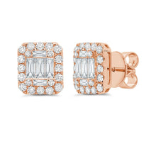 Load image into Gallery viewer, 1.72CT DIAMOND BAGUETTE STUD EARRING
