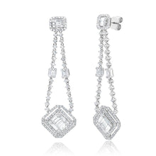 Load image into Gallery viewer, 5.74CT DIAMOND BAGUETTE EARRING
